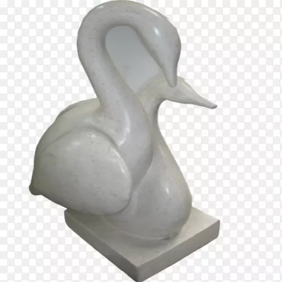 水磨石雕塑鸭石仙尼尼石像