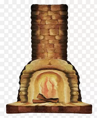 壁炉烟囱烤箱木柴夹艺术烟囱