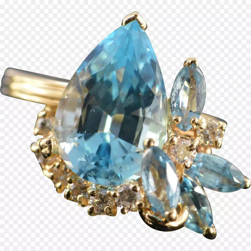蓝宝石体珠宝水晶钻石蓝宝石