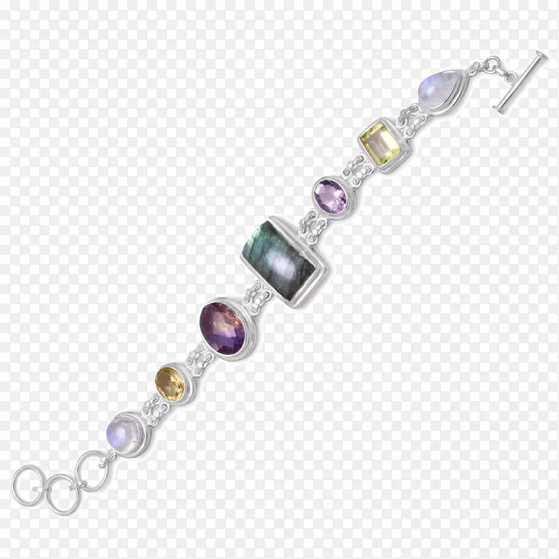 紫水晶手镯宝石