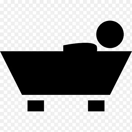 电脑图标浴室热水浴缸-浴缸