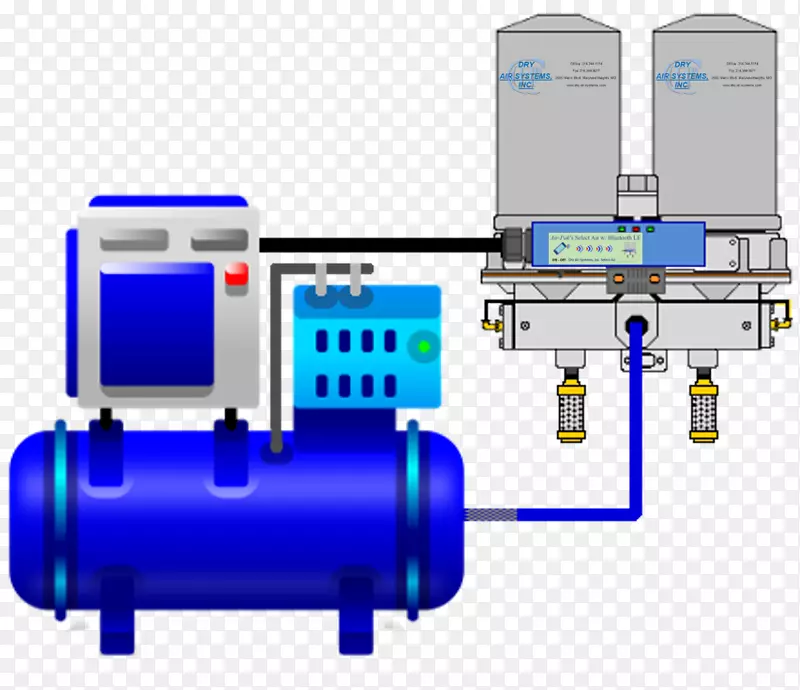 空气干燥机压缩机绘图.空气装置