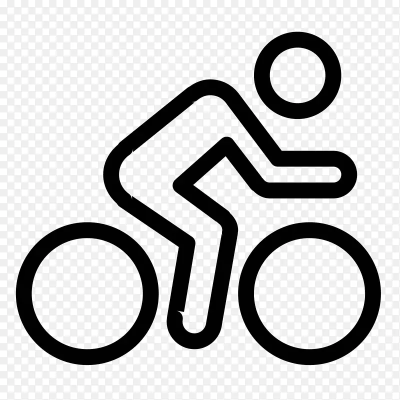 履带自行车电脑图标运动自行车-自行车