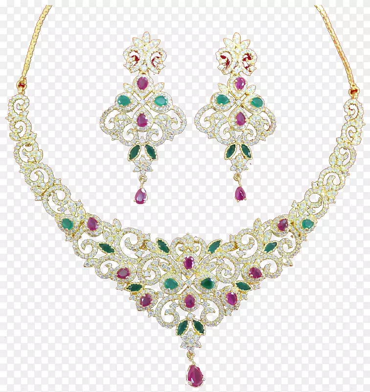 珍珠立方氧化锆项链珠宝服装首饰项链