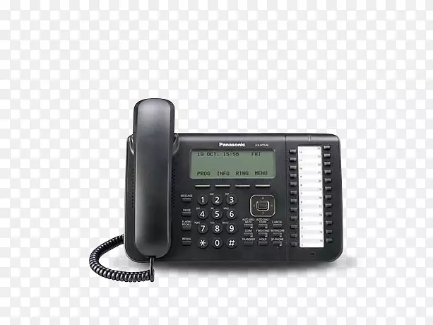 松下kx-dt 543有线手机lcd ip电话kx-dt 543ne-b商用电话系统