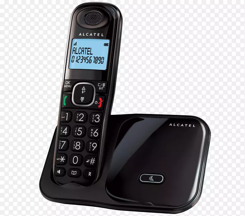 无绳电话Alcatel移动家庭和商务电话连接Alcatel xl 280-复古电话