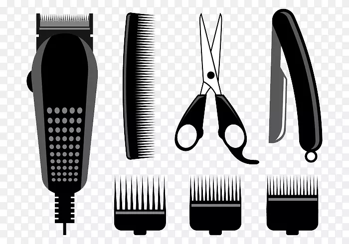 理发师，理发师-剪刀