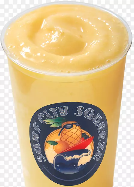 冰沙橙汁奶昔新鲜菠萝果