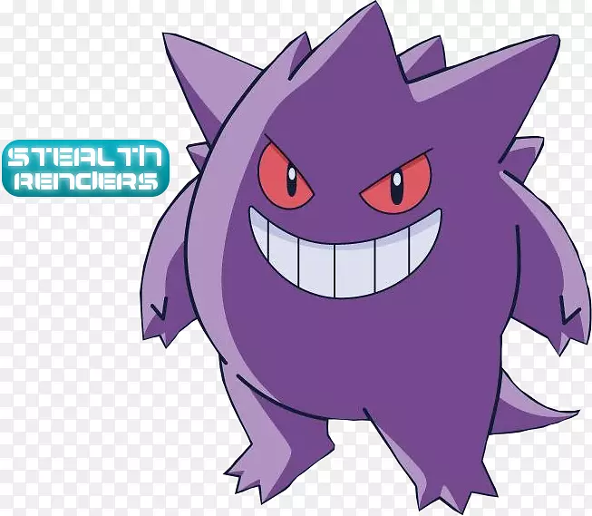 Gengar Hunter桌面壁纸口袋妖怪洗牌-可爱的鬼