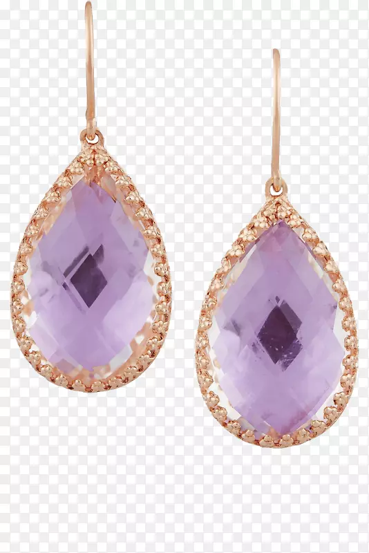 紫水晶耳环