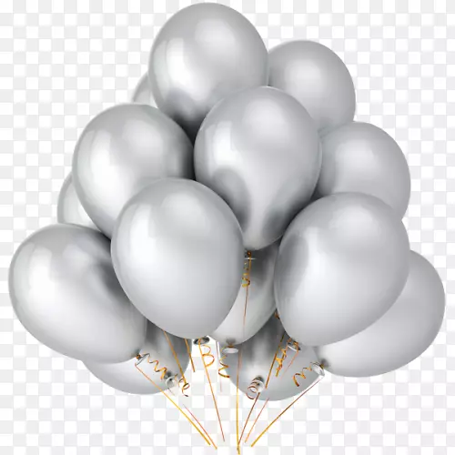 气球银结婚派对生日-气球