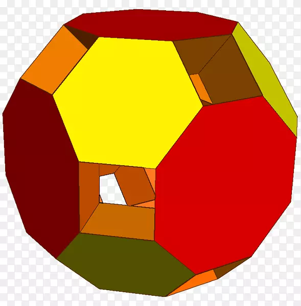 截短立方面体截断菱形二面体阿基米德固体