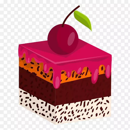 塔塔水果蛋糕，果馅饼，樱桃