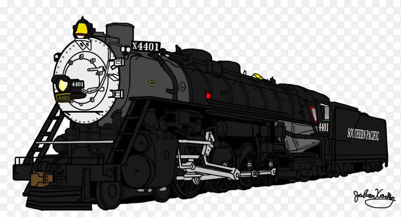 铁路蒸汽机车南太平洋GS-1南太平洋运输公司-火车