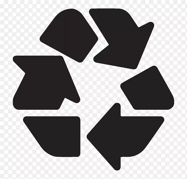 回收符号汽车油回收塑料袋废物不可回收