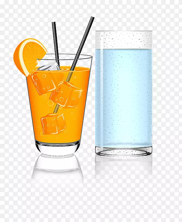 汽水鸡尾酒橙汁鸡尾酒