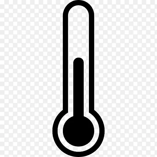 温度计温度计算机图标温度计