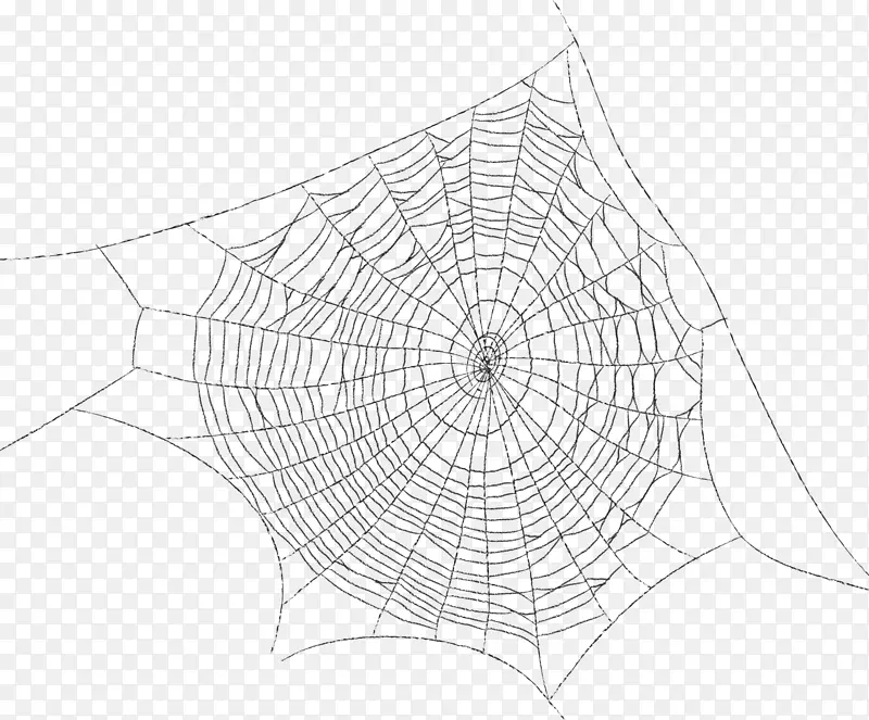 蜘蛛网对称图案-напрозрачномфоне