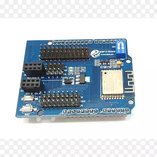 微控制器硬件编程器电子Arduino wi-fi-sield