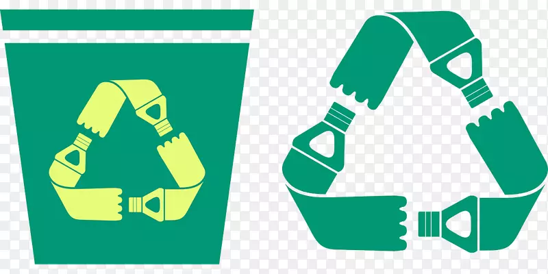 回收标志宠物瓶回收塑料瓶回收箱瓶