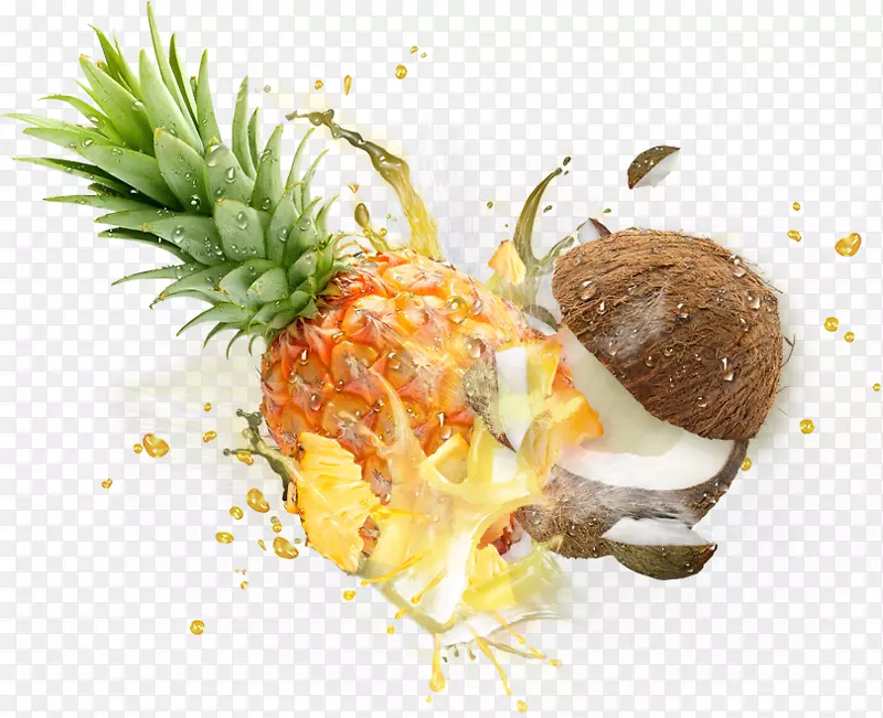 菠萝素食烹饪水果椰子奥格里斯菠萝椰子