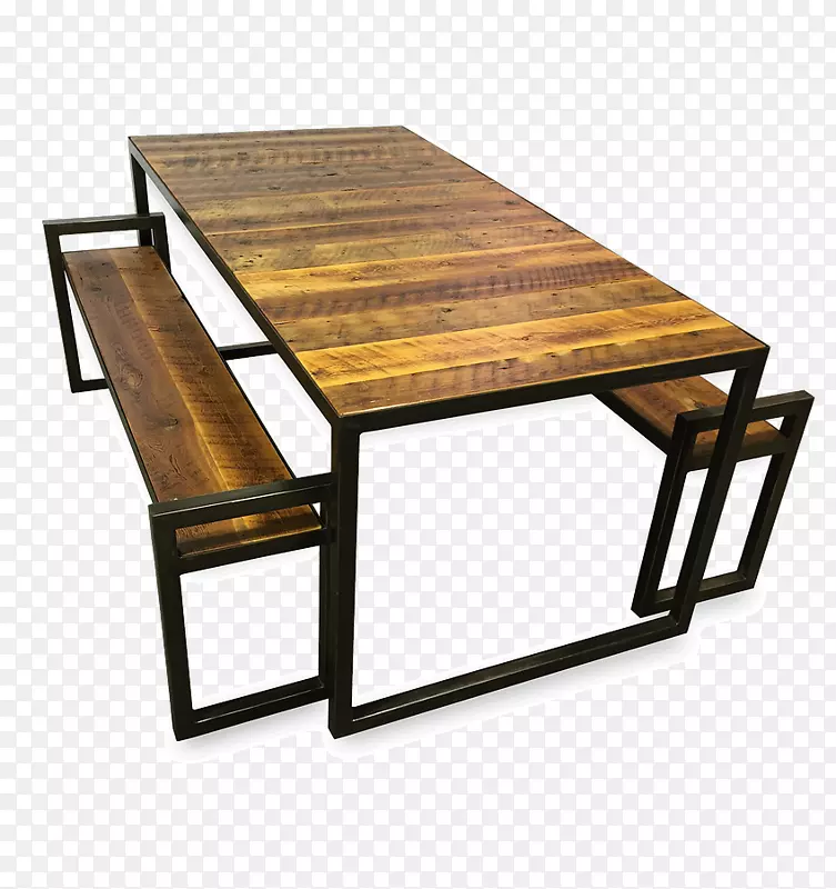 咖啡桌，回收木材，花园家具.桌子