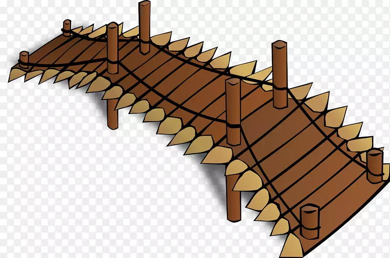 木桥剪接艺术.桥梁