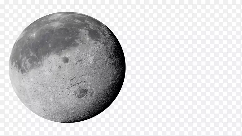 月球大气白色天空地球和月亮