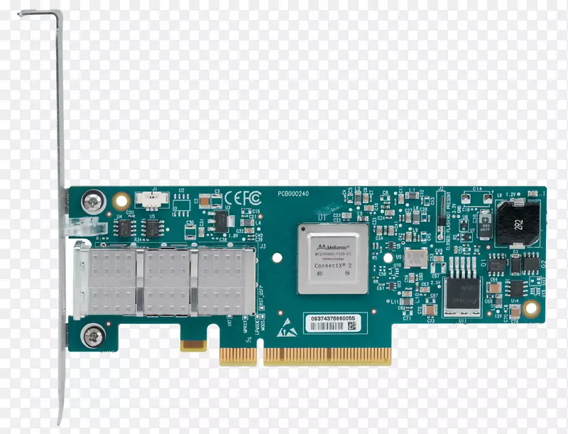 10G以太网Infiniband PCI快速网卡和适配器Mellanox ConnectX-310Gigabit以太网卡-Infiniband