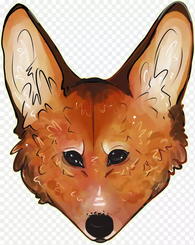 红狐须鼻面具