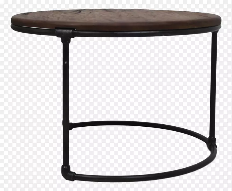 咖啡桌金属铁木桌