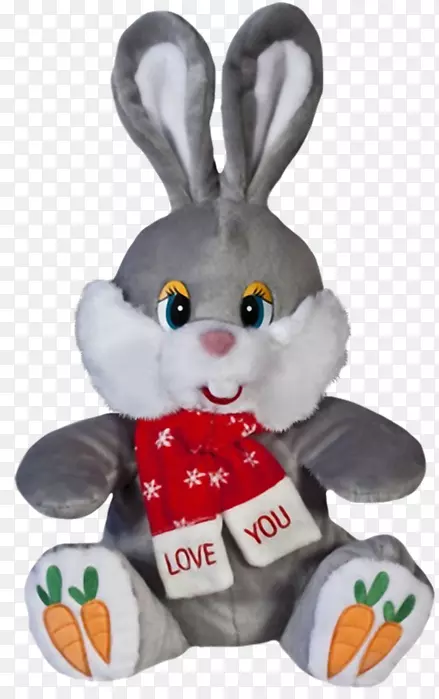 毛绒玩具兔娃娃毛绒-兔子