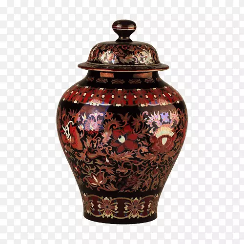 花瓶陶瓷陶器棕色现代花瓶