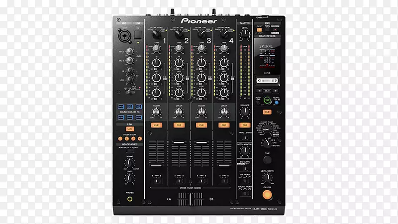 CDJ-900 DJ混频器先驱DJM 900 Nexus音频混频器