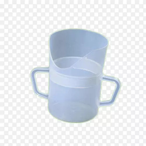 咖啡杯塑料手柄杯