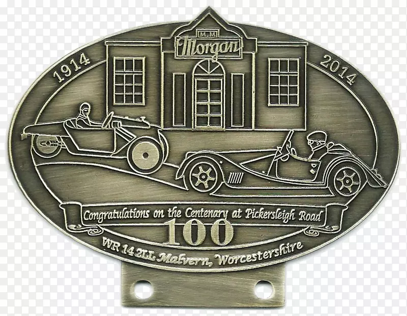 摩根汽车公司汽车摩根加上8枚徽章奖章-汽车