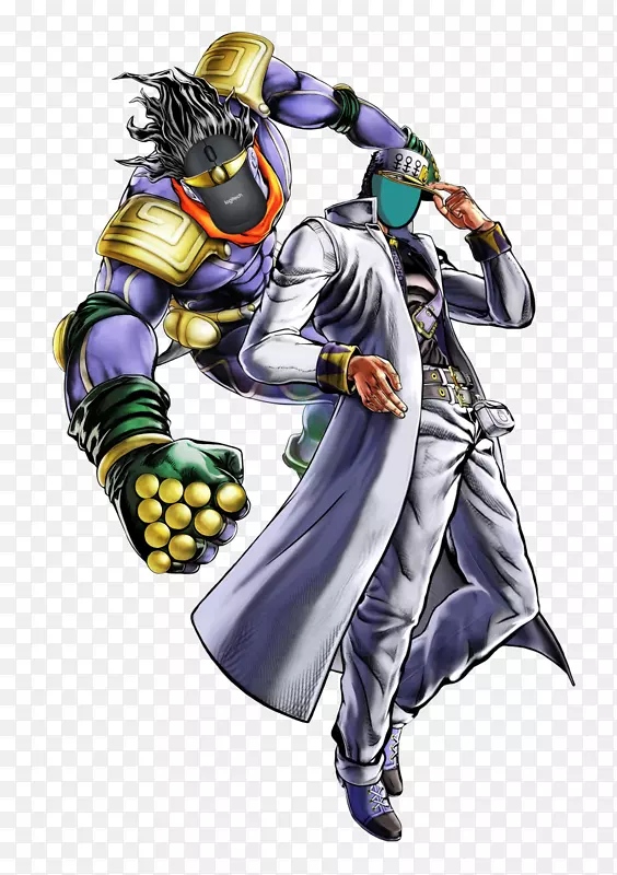 Jotaro Kujo Jojo的奇异冒险：全明星大战Josuke higarhikata Jojo的奇异冒险：天堂之眼-Jojo的奇异冒险钻石是坚不可摧的ch