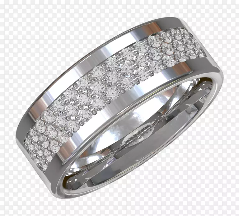 结婚戒指金匠订婚戒指白金戒指