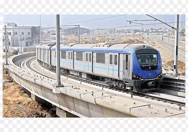 快速公交钦奈地铁轨道运输列车孟买地铁列车