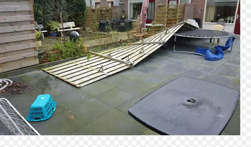 屋顶后院甲板物业围栏-篱笆