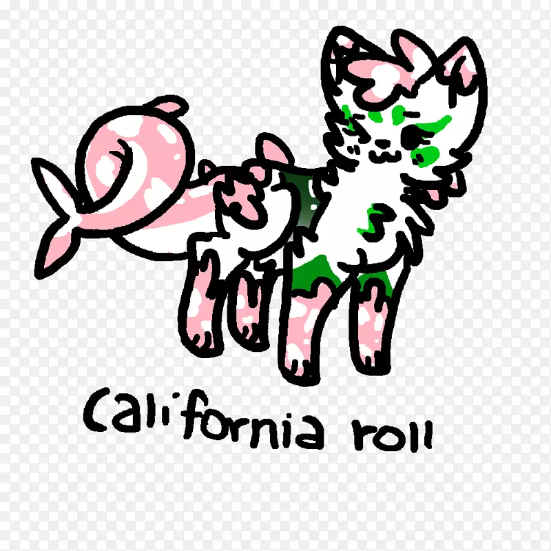 猫画线艺术剪贴画-加利福尼亚卷