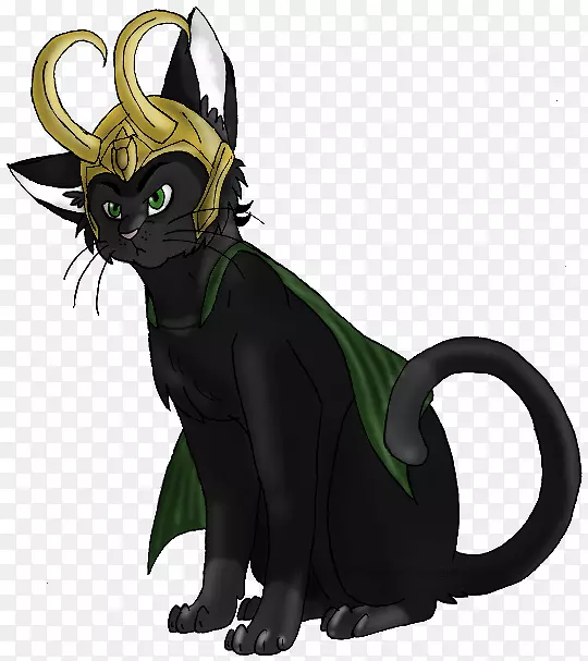 黑猫Loki Thor DeviantArt-Loki