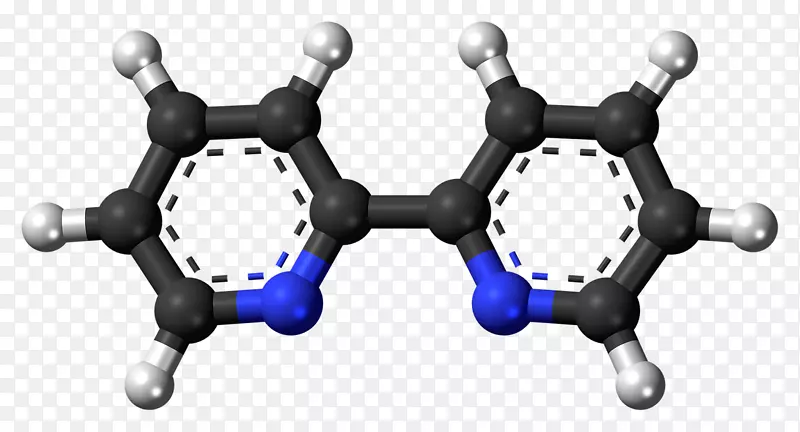 偶氮烯分子球棒模型化学分子式分子模型