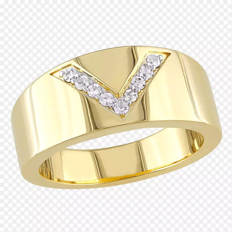 立方氧化锆珠宝戒指银首饰