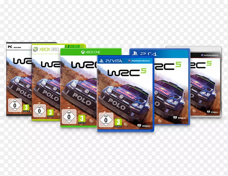 WRC 5 Xbox 360 PlayStation Vita Bigben互动品牌-大众Polo r WRC