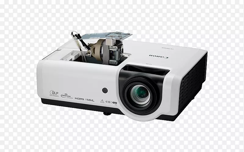 多媒体投影机数字光处理1080 p佳能lv-hd 420-多媒体投影机