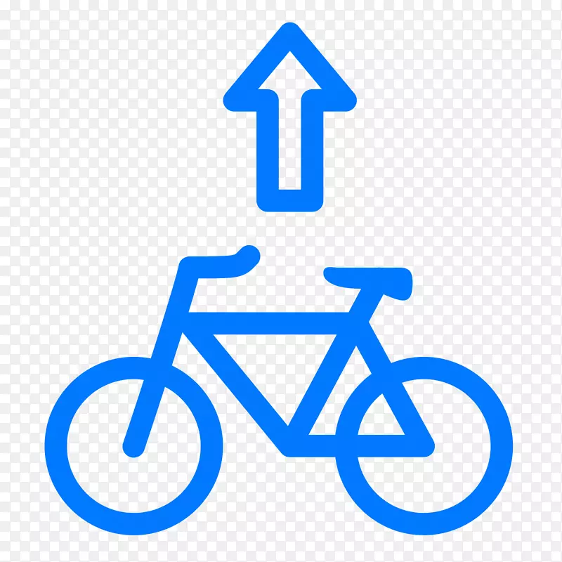 计算机图标自行车车辆交通标志图标设计-自行车