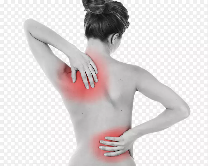 背痛人背颈疼痛病脊柱侧凸背痛