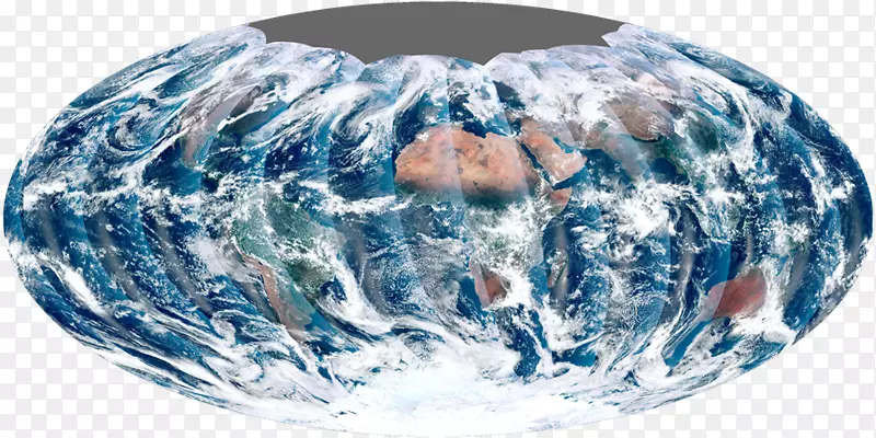 平面地球卫星图像蓝色大理石水珠