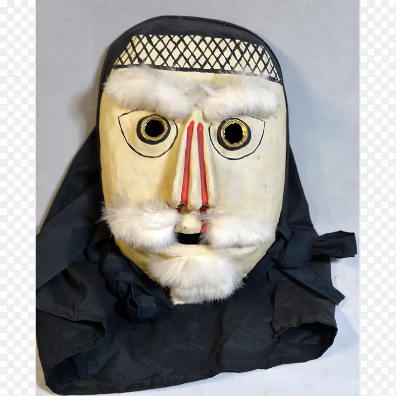 佛教蒙面胡须造型师-传统非洲面具